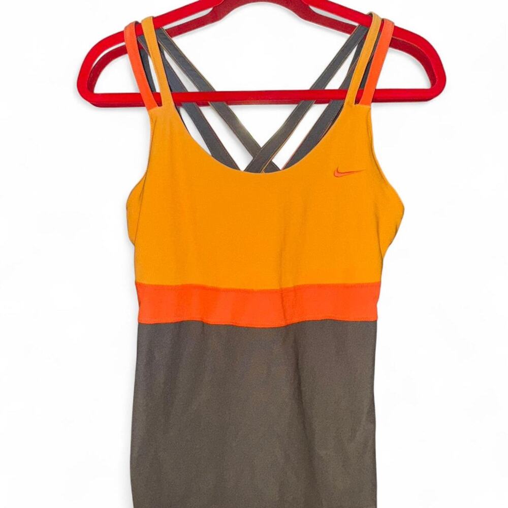 Nike grey and orange